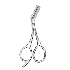 Stainless Steel Eyebrow Scissors Comb