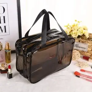 Clear Waterproof Travel Makeup Bag