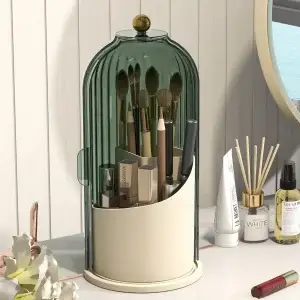 Rotating Makeup Brush Holder Organizer